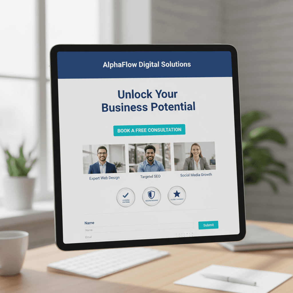 Website and lead capture setup